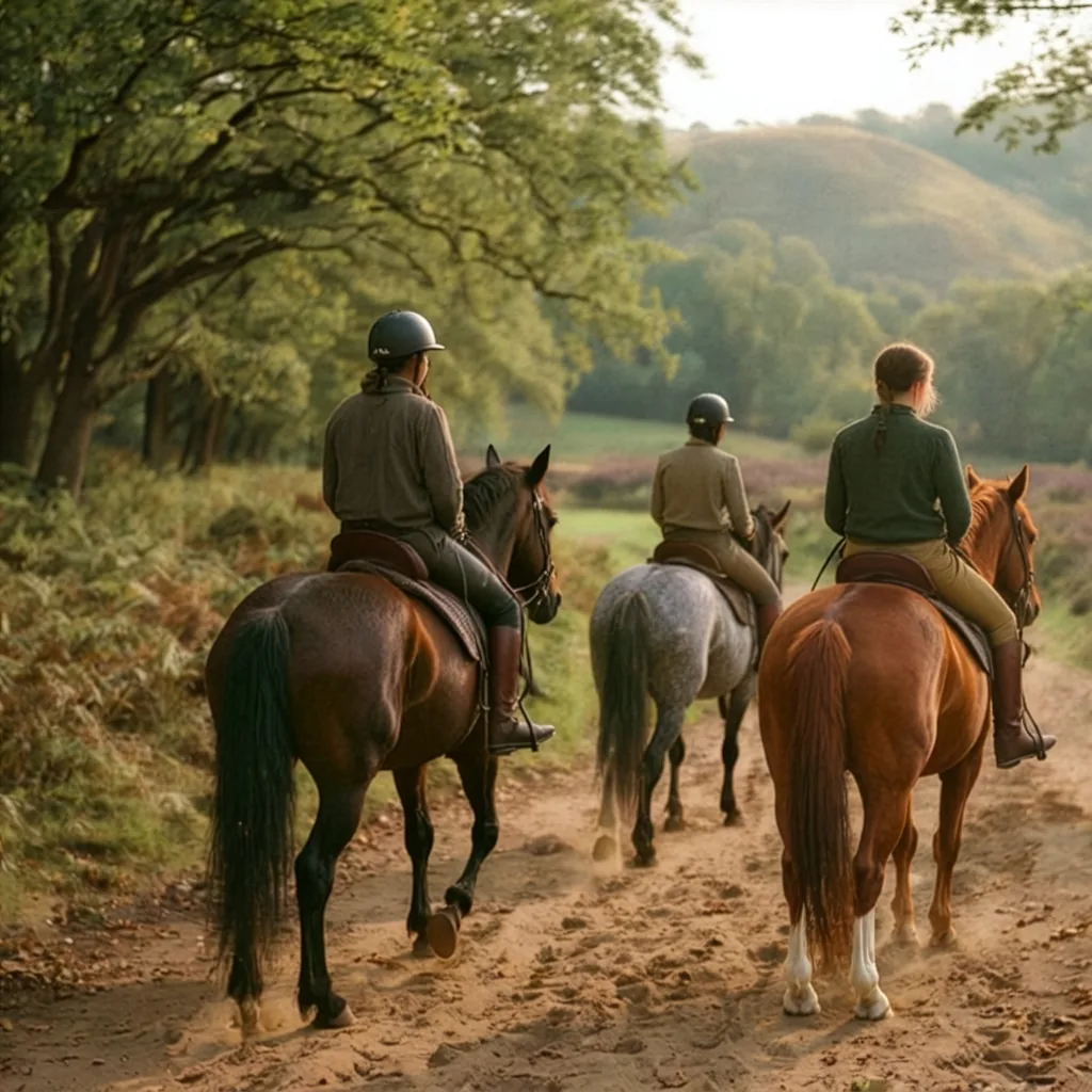 Balade à cheval en Corrèze, autour de Saint-Setiers